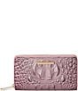 BRAHMIN Melbourne Collection Mellow Rose Suri Wallet, Color:Mellow Rose - Image 1