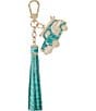 Color:Mermaid Green - Image 1 - Melbourne Collection Mermaid Green Copa Charm Tassel Keychain