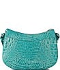 Color:Mermaid Green - Image 2 - Melbourne Collection Mermaid Green Shayna Crossbody Bag