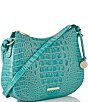 Color:Mermaid Green - Image 4 - Melbourne Collection Mermaid Green Shayna Crossbody Bag