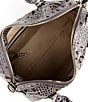 BRAHMIN Melbourne Collection Micaela Charcoal Satchel Bag, Color:Charcoal - Image 3