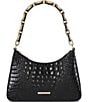 BRAHMIN Melbourne Collection Mod Esme Shoulder Bag, Color:Black - Image 1