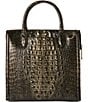 BRAHMIN Melbourne Collection Onyx Carolina Satchel Bag, Color:Onyx - Image 2