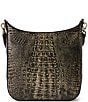 BRAHMIN Melbourne Collection Onyx Leia Crossbody Bag, Color:Onyx - Image 2