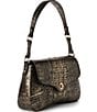 BRAHMIN Melbourne Collection Onyx Nerida Shoulder Bag, Color:Onyx - Image 4