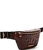 BRAHMIN Melbourne Collection Pecan Hollis Compact Belt Bag, Color:Pecan - Image 4