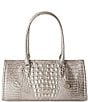 BRAHMIN Melbourne Collection Pristine Sophia Satchel Bag, Color:Pristine - Image 1