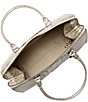 BRAHMIN Melbourne Collection Pristine Sophia Satchel Bag, Color:Pristine - Image 3