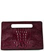 BRAHMIN Melbourne Collection Ravina Magnetic Snap Clutch, Color:Cherry Lacquer - Image 2