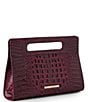 BRAHMIN Melbourne Collection Ravina Magnetic Snap Clutch, Color:Cherry Lacquer - Image 4