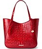 BRAHMIN Melbourne Collection Red Opal Aliza Tote Bag, Color:Red Opal - Image 1