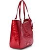 BRAHMIN Melbourne Collection Red Opal Aliza Tote Bag, Color:Red Opal - Image 4