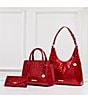 BRAHMIN Melbourne Collection Red Opal Cami Satchel Bag, Color:Red Opal - Image 5