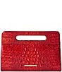 BRAHMIN Melbourne Collection Red Opal Ravina Magnetic Snap Clutch, Color:Red Opal - Image 1
