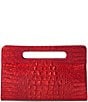 BRAHMIN Melbourne Collection Red Opal Ravina Magnetic Snap Clutch, Color:Red Opal - Image 2