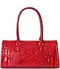 BRAHMIN Melbourne Collection Red Opal Sophia Satchel Bag, Color:Red Opal - Image 2