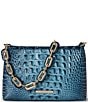 BRAHMIN Melbourne Collection Retro Blue Lorelei Shoulder Bag, Color:Retro Blue - Image 1