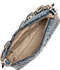 BRAHMIN Melbourne Collection Retro Blue Lorelei Shoulder Bag, Color:Retro Blue - Image 3