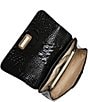 BRAHMIN Melbourne Collection Rosalie Crossbody Bag, Color:Black - Image 3