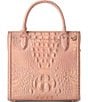 BRAHMIN Melbourne Collection Rose Gold Small Caroline Satchel Bag, Color:Rose Gold - Image 2