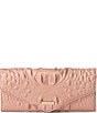 BRAHMIN Melbourne Collection Rose Gold Veronica Trifold Wallet, Color:Rose Gold - Image 1