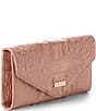 BRAHMIN Melbourne Collection Rose Gold Veronica Trifold Wallet, Color:Rose Gold - Image 4