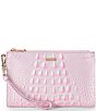 BRAHMIN Melbourne Collection Rose Water Daisy Wristlet,New Products : American Fashion Style Bags On Sale
