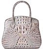 BRAHMIN Melbourne Collection Rosetta Silk Mist Satchel Bag - Image 1