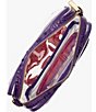 BRAHMIN Melbourne Collection Royal Purple Shea Crossbody Bag, Color:Royal Purple - Image 3