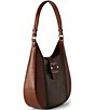 BRAHMIN Melbourne Collection Samba Fallon Belted Hobo Shoulder Bag, Color:Samba - Image 4