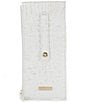 BRAHMIN Melbourne Collection Sea Salt White Credit Card Wallet, Color:Sea Salt White - Image 1