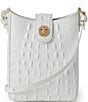 BRAHMIN Melbourne Collection Sea Salt White Marley Crossbody Bag, Color:Sea Salt White - Image 1