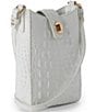 BRAHMIN Melbourne Collection Sea Salt White Marley Crossbody Bag, Color:Sea Salt White - Image 4