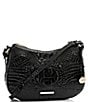 Color:Black - Image 4 - Melbourne Collection Shayna Crossbody Bag