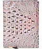 BRAHMIN Melbourne Collection Silk Mist Crocodile Embossed Leather Journal - Image 1