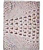 BRAHMIN Melbourne Collection Silk Mist Crocodile Embossed Leather Journal - Image 2