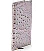 BRAHMIN Melbourne Collection Silk Mist Crocodile Embossed Leather Journal - Image 4