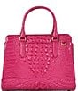 Color:Paradise Pink - Image 2 - Melbourne Collection Paradise Pink Small Finley Carryall Satchel Bag