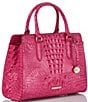 Color:Paradise Pink - Image 4 - Melbourne Collection Paradise Pink Small Finley Carryall Satchel Bag