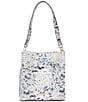 BRAHMIN Melbourne Collection Snow Owl Celina Bucket Shoulder Bag - Image 1