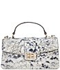 BRAHMIN Melbourne Collection Snow Owl Genie Crossbody Bag - Image 1