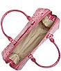 BRAHMIN Melbourne Collection Sophia East West Satchel Bag, Color:French Rose - Image 3