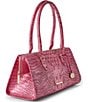 BRAHMIN Melbourne Collection Sophia East West Satchel Bag, Color:French Rose - Image 4