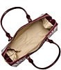 BRAHMIN Brahmin Melbourne Collection Sophia Satchel Bag, Color:Cherry Lacquer - Image 3
