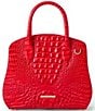 BRAHMIN Sriracha Melbourne Collection Rosetta Satchel Bag, Color:Sriracha - Image 1