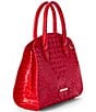BRAHMIN Sriracha Melbourne Collection Rosetta Satchel Bag, Color:Sriracha - Image 4