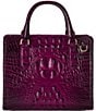 BRAHMIN Melbourne Collection Sugar Plum Cami Satchel Bag, Color:Sugar Plum - Image 2