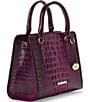 BRAHMIN Melbourne Collection Sugar Plum Cami Satchel Bag, Color:Sugar Plum - Image 4