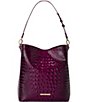 BRAHMIN Melbourne Collection Sugar Plum Celina Bucket Bag, Color:Sugar Plum - Image 1