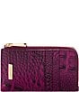 BRAHMIN Melbourne Collection Sugar Plum Credit Card Wallet, Color:Sugar Plum - Image 1